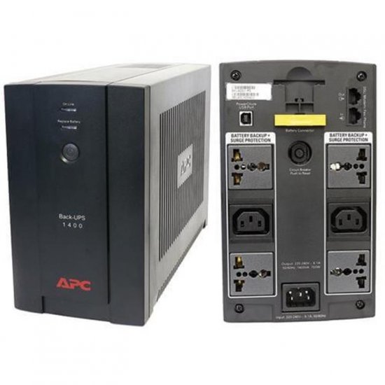 UPS APC BACK-UPS BX1400U-MS, CON AVR, PUERTO USB - Haga click en la imagen para cerrar